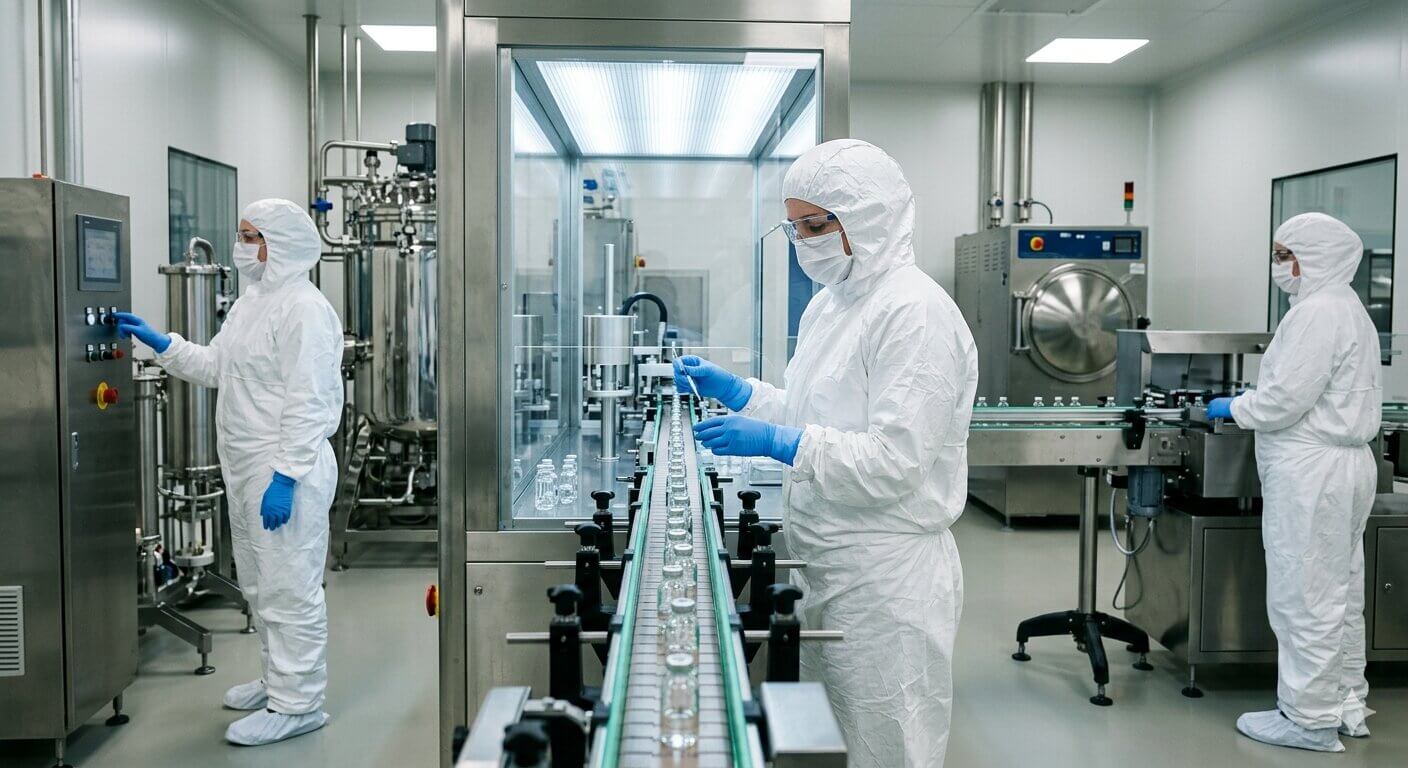 Одноразовые костюмы для чистых помещений и фармацевтического производства